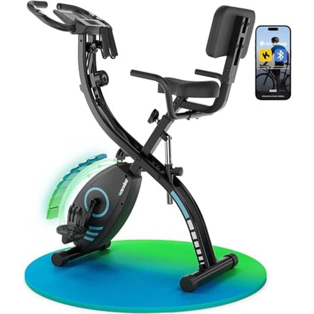 WENOKER Heimtrainer Fahrrad 16 Magnetische Widerstandsstufen