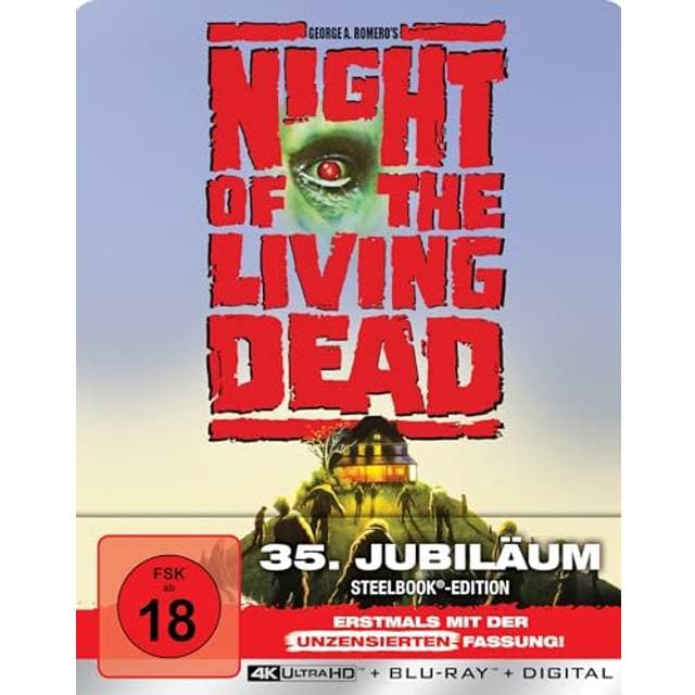Night of the Living Dead Limitiertes Steelbook 4K Ultra HD Blu-ray