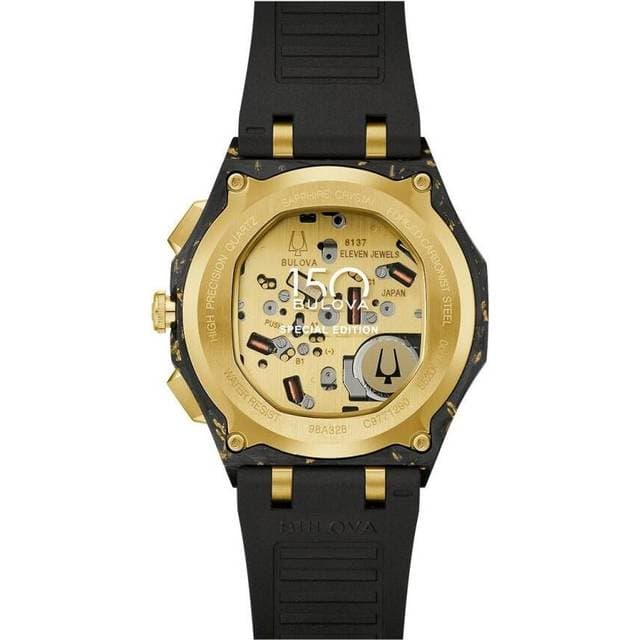 Bulova Curve Forged Carbon Special Edition 98A328 44mm Analog Watch