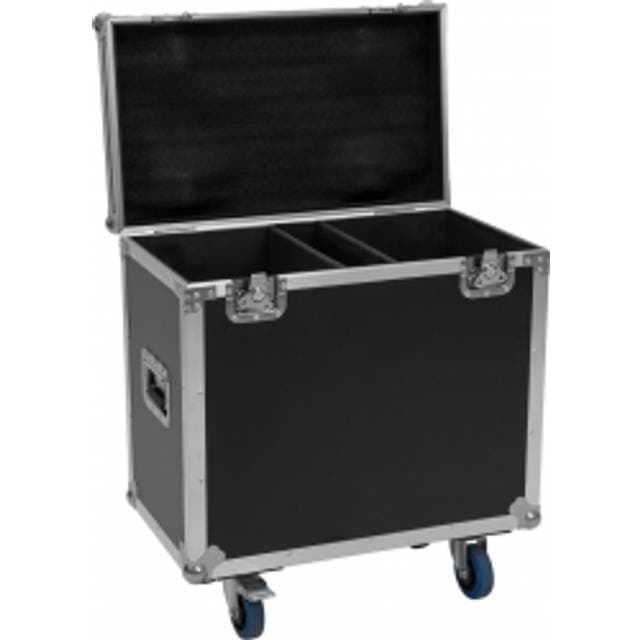 Roadinger Flightcase 2x IP TMH-H420 With Wheels