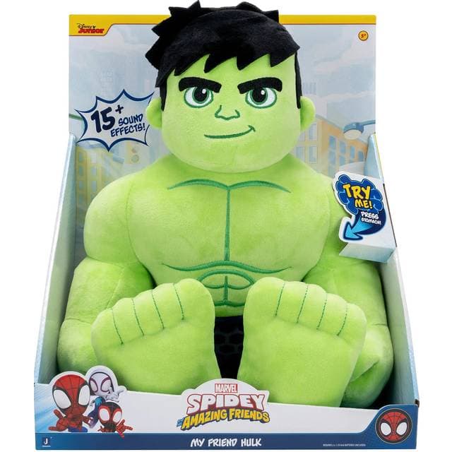 Disney Spidey Og Hans Fantastiske Venner Hulk Bamse 41 cm