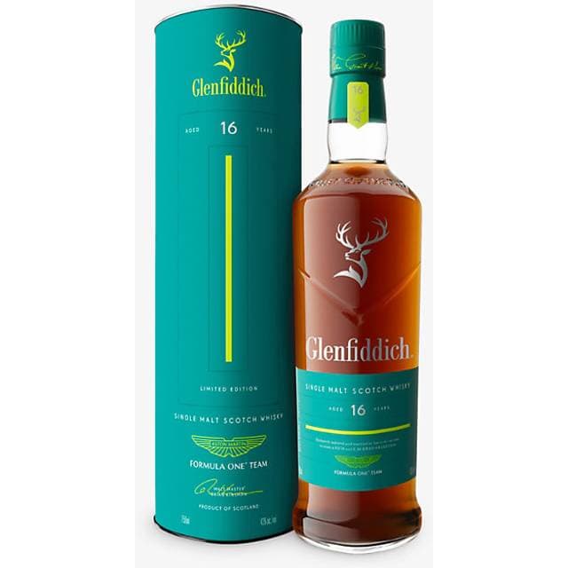 Glenfiddich 16 Year Old Aston Martin F1 Whisky 700ml 35.5 cl