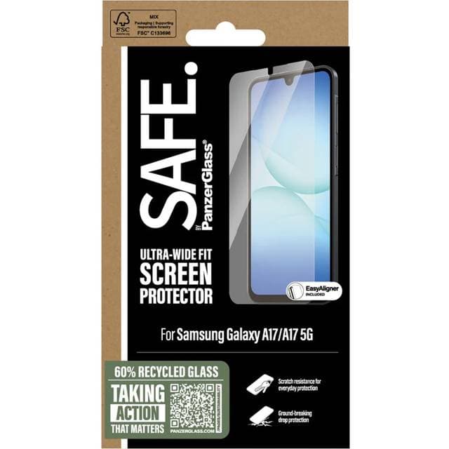PanzerGlass Samsung Galaxy A17 5G Ultra-Wide Fit Skærmbeskyttelse