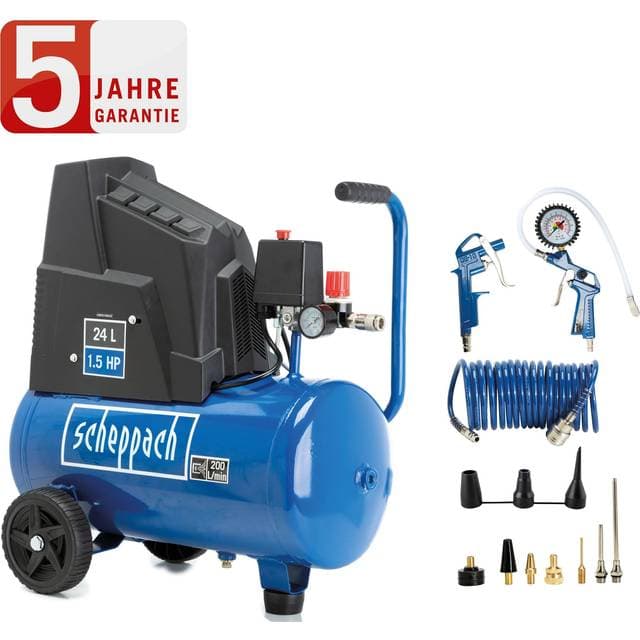 Scheppach Kompressor HC25o med tilbehør