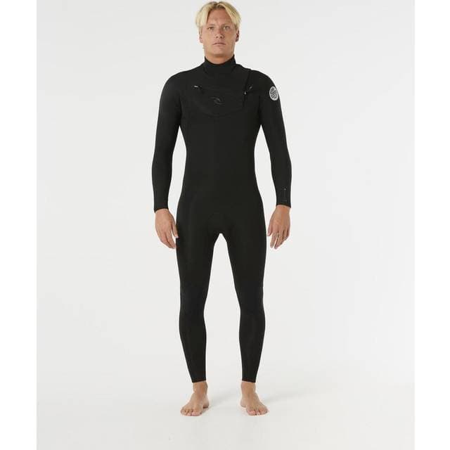 Rip Curl Dawn Patrol Pro Chest Zip Våddragt - Black