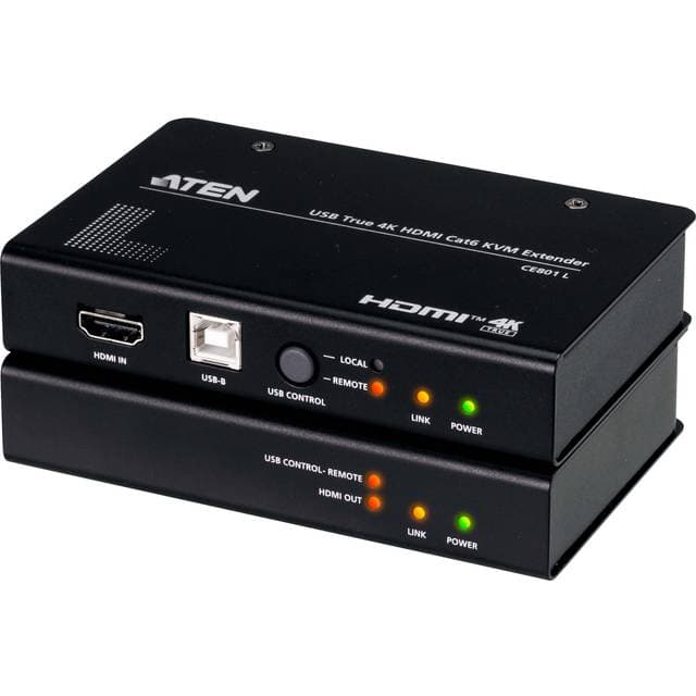 Aten CE801 KVM Cat 6 Konsolen Extender USB HDMI True 4K