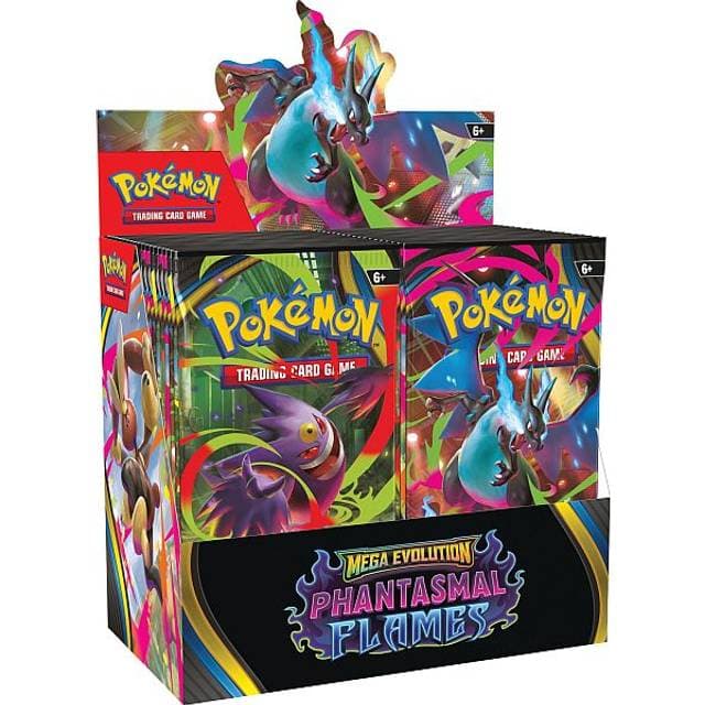Pokémon Mega Evolution: Phantasmal Flames Booster Box - 36 pakker