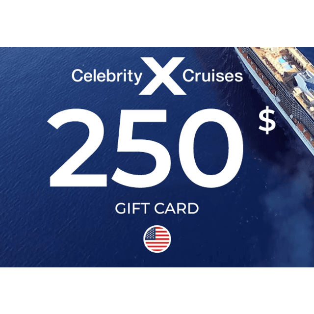 Celebrity Cruises Gift Card 250 USD