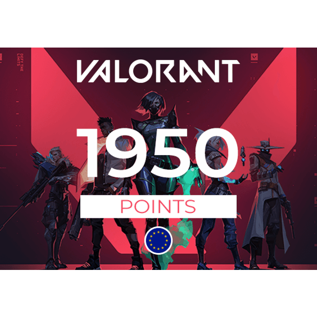 Valorant Gift Card 1950 Riot Points