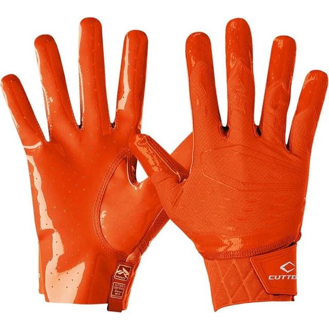 Cutters Rev Pro 5.0 Receiver Gloves Solid - Orange