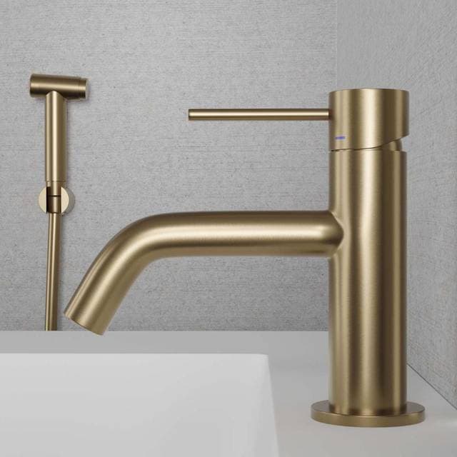 Scandtap Voyage B Håndvaskarmatur Børstet Messing