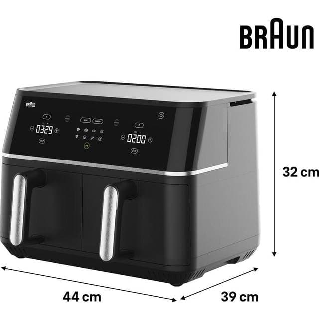 Braun TwinCook5 Heißluftfritteuse TD 5030I Schwarz
