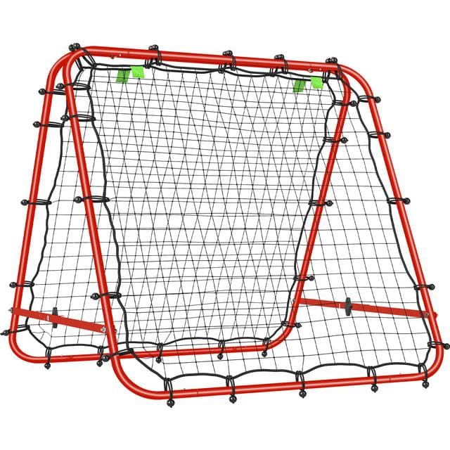 Homcom Justerbart Foldboldmål 100 x 95 cm Rød