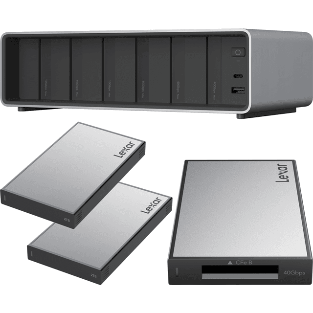 LEXAR Professional Workflow Pro CFexpress Type B Reader 2x2TB SSD