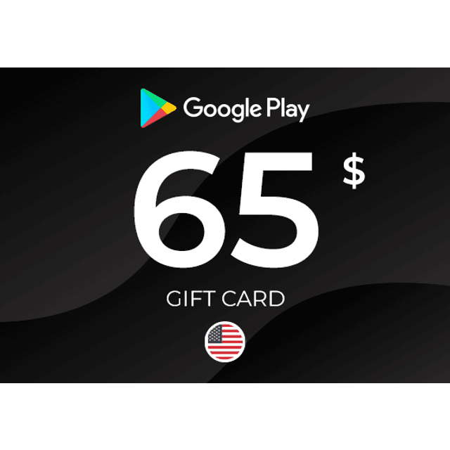 Google Play Gift Card 65 USD