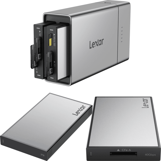 LEXAR Professional Workflow Go I CFexpress 4.0 Type A Reader 2TB SSD