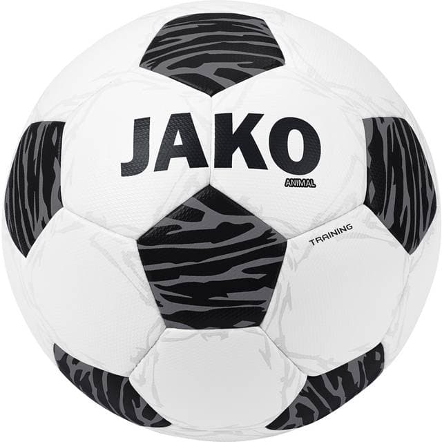 JAKO Trainingsball Animal 2313 Weiß Schwarz Steingrau Gr 5