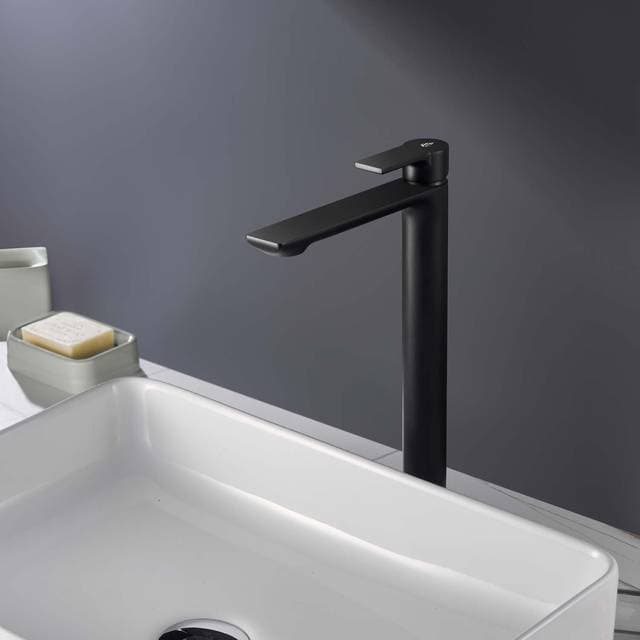 Bathlife Skimra Håndvaskbatteri Sort Høj Model