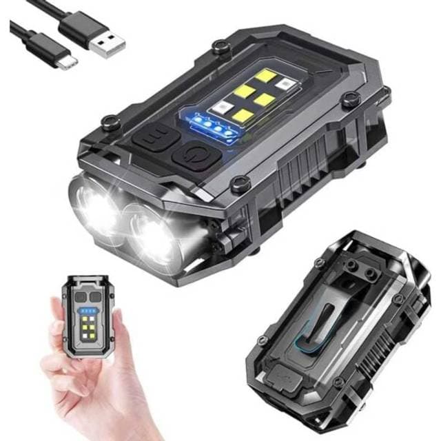 Megabilligt Mini LED Taskulamppu USB Ladattava