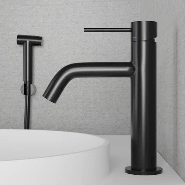 Scandtap Voyage B Håndvaskarmatur Børstet Sort