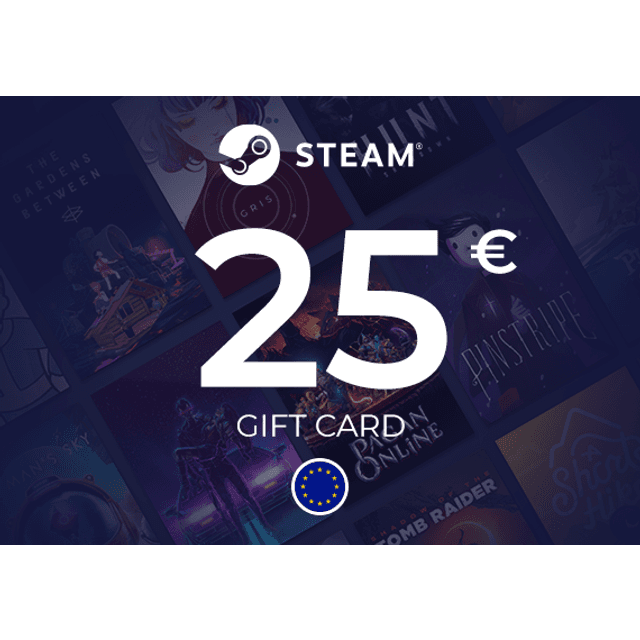 Steam Wallet Gift Card 25 EUR