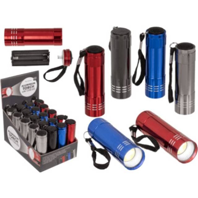 Out of The blue Lommelygte Med Led Lys Aluminium