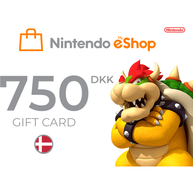 Nintendo eShop Card 750 DKK