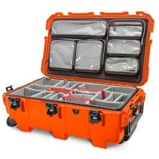 Nanuk Case 962 mit Deckel Trennwand Pro Photo Kit Orange