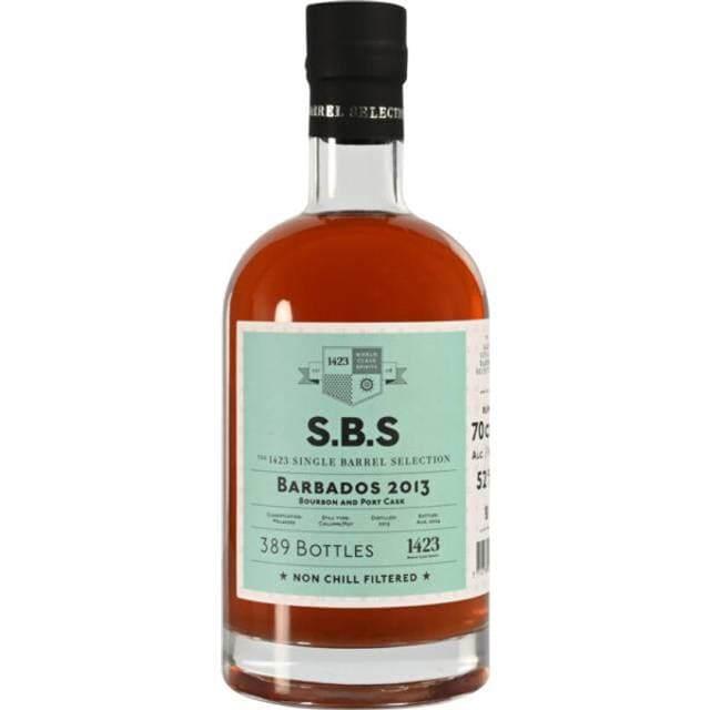 SBS 2013 Barbados Rum Bourbon Port Cask Finish 50%