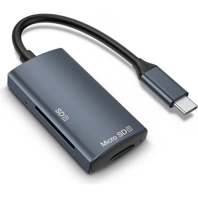 Nordic USB-C 3.0 Kortlæser 2 Porte MicroSD3.0