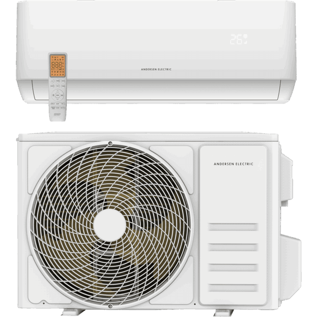 Andersen-Electric Mat Pro 12 Luft Til Luft Varmepumpesæt 4.9 kW Indendørs- & Udendørsdel