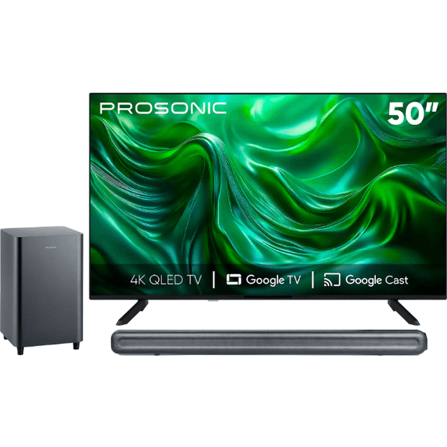 Prosonic 50 QLED TV 50QUG9025 SB-2000 Soundbar