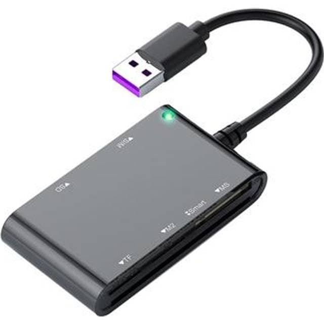 MTP Products CR375-B 6-i-1 Multi-USB Smartkortlæser