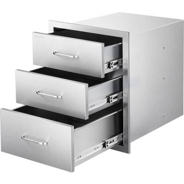 VEVOR Udendørs Køkkenskuffer Rustfrit Stål 46 8 cm