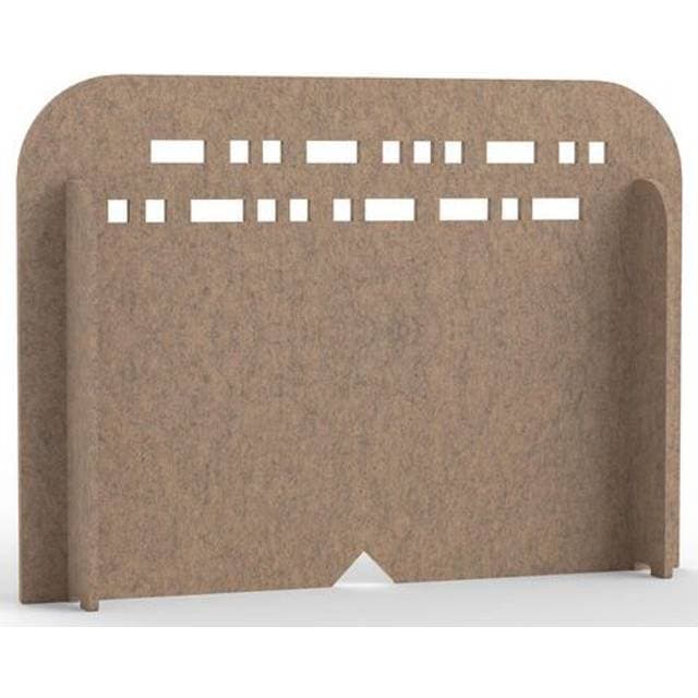 SMIT Visual Akustisk Skillevæg PET-Filt 70x15x50 cm Beige