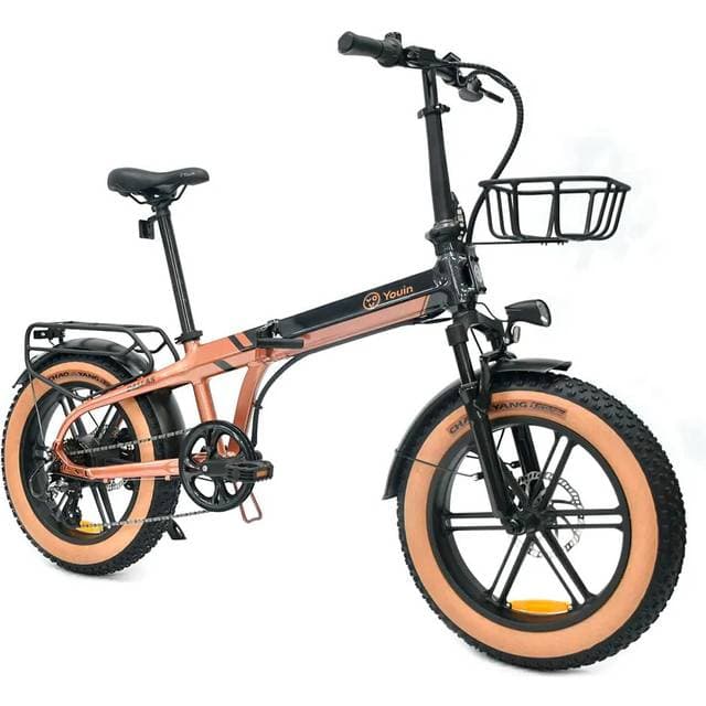 Youin BK1650 Dallas Black Coffee Elcykel 250W 20"