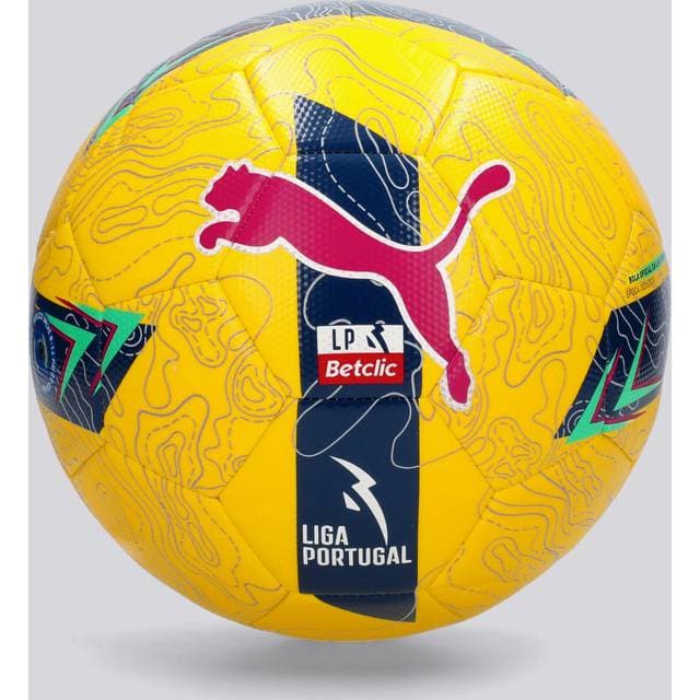 Puma Orbita Liga Portugal Replica Football Ball Gelb