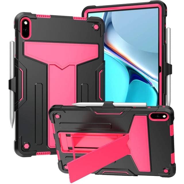 INCOVER MatePad 11 Håndværker Bagside Cover Sort Pink