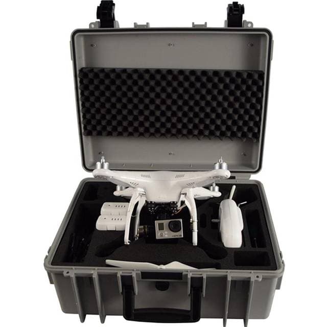 B&W International Copter Case Grey Hardfoam DJI Phantom 2
