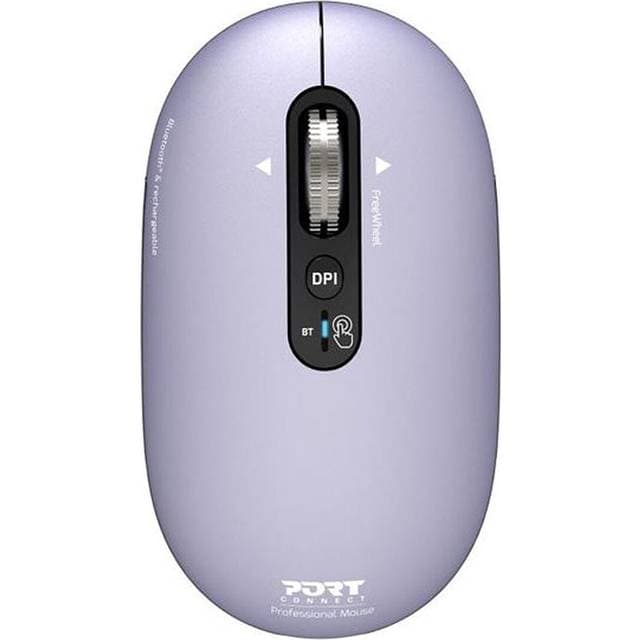 PORT Designs Pure Color Souris Gaming Rechargeable - Violet