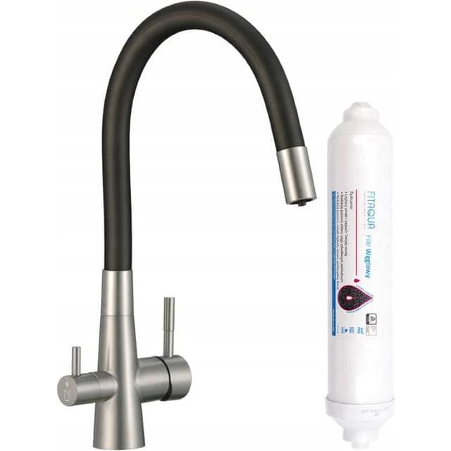 Laveo Riveco Bateria Zlewozmywakowa Stojąca Z Elastyczną Wylewkåm