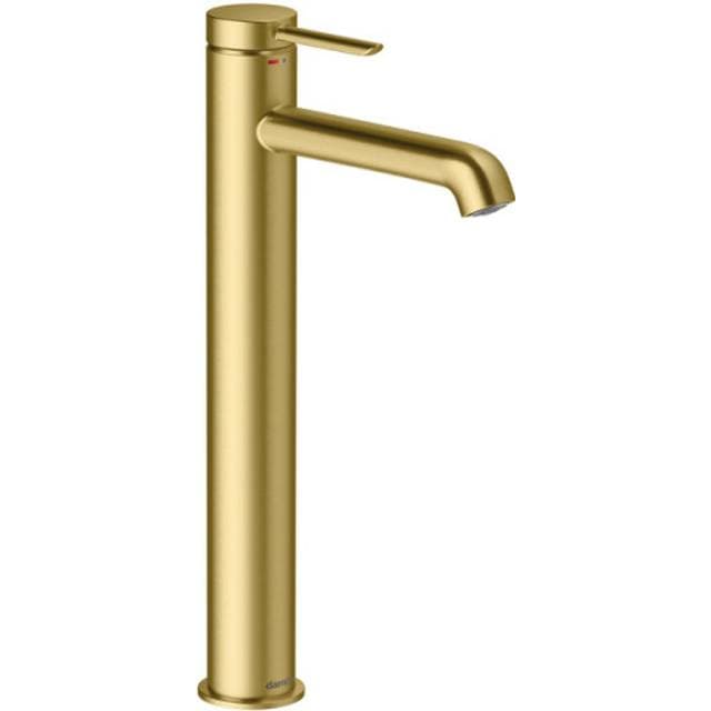 Damixa Iris Håndvaskarmatur 135mm Børstet Messing