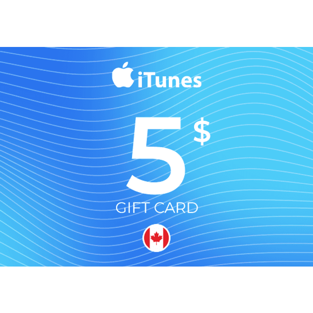 iTunes Gift Card 5 CAD Key