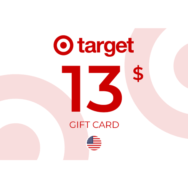 Target Gift Card 13 USD