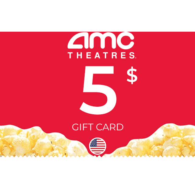 AMC Theatres Gift Card 5 USD