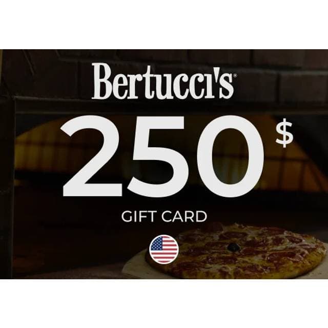Bertucci's Gift Card 250 USD