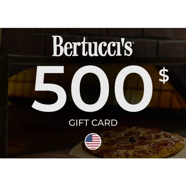 Bertucci's Gift Card 500 USD