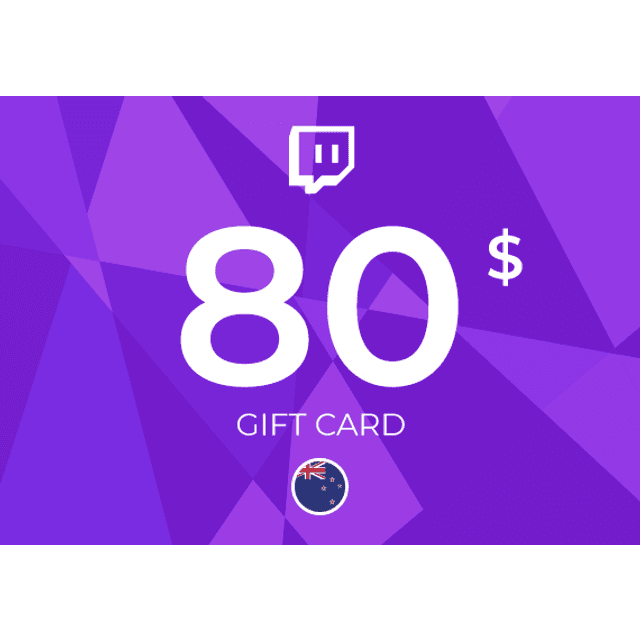 Twitch Gift Card 80 AUD