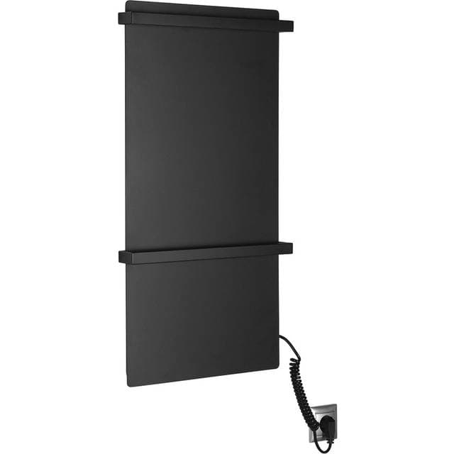 Hill Ceramic El Handdukstork 120 W Therma Svart Matt