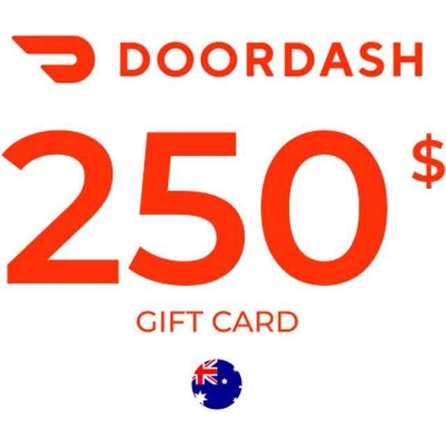 DoorDash Gift Card 250 AUD